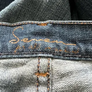 7 For All Mankind Blue Straight Leg Jeans thumbnail 4