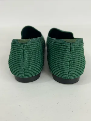 Vivaia Samantha Walker Forest Green Square-Toe Loafers Size 41 or US 9.5 thumbnail 8