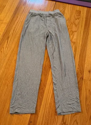 Quince Lounge Pants Gray Small Bamboo Viscose Wide Leg Relaxed Sleepwear Casual thumbnail 1