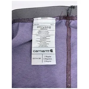 Carhartt‎ Force Baselayer Leggings Purple Thermal Pants L Regular thumbnail 3
