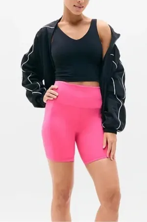 New Athleta XS Salutation Stash 7" Short X-Small Cerise Pink thumbnail 1