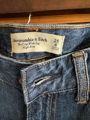 Abercrombie the Crop Wide Leg High Rise Curve Love thumbnail 2