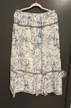 Calypso St. Barth Floral Maxi Skirt thumbnail 1