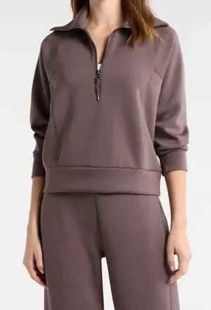 Spanx Air Essentials 1/4 Zip Sweatshirt thumbnail 1