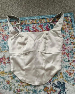 Abercrombie Satin Corset Top thumbnail 1
