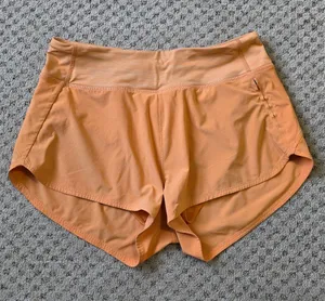 Outdoor Voices Coral-Orange Athletic Shorts thumbnail 1