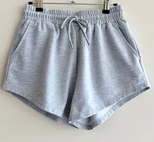 Amazon Grey High Waisted Sweat Shorts, Activewear Shorts, Size Medium thumbnail 1