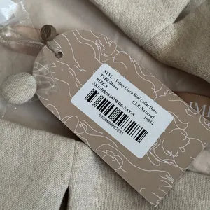 Meshki Valery Midi linen drop waist collared sleeveless button detail dress NWT thumbnail 5