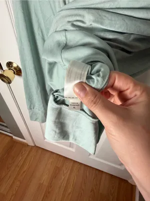 Vuori Daydream Crew in Spearmint Heather XL thumbnail 6