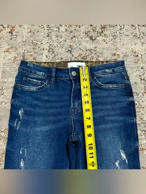 Vervet Flare Jeans Leopard Slit Size 26 thumbnail 6