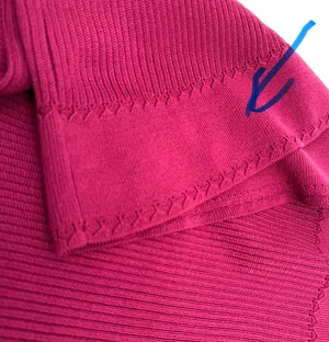 Talbots Silk Cardigan Sweater Womens M Cranberry Burgundy Ribbed Button Front LS thumbnail 9