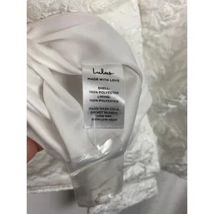 Lulus White Jacquard Elevated Icon Mini Dress Sz.M NWT thumbnail 16