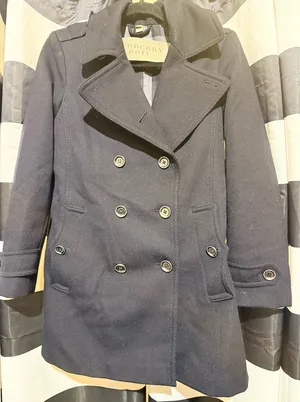 Burberry Double-Breasted Navy Peacoat thumbnail 1