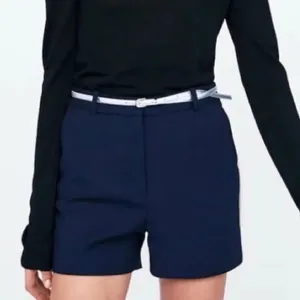 Zara Navy Blue Bermuda Shorts(Size 30) thumbnail 1
