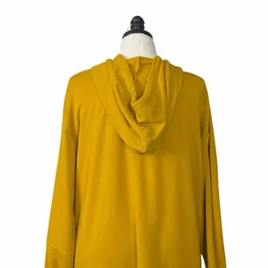 Koolaburra by UGG Women’s Size XL Hooded Sweatshirt Dress Mustard Yellow Lounge thumbnail 9