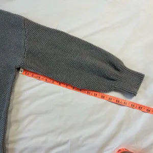 Old Navy Gray Cotton Knit Crewneck Sweater Women's XL Long Sleeve thumbnail 6