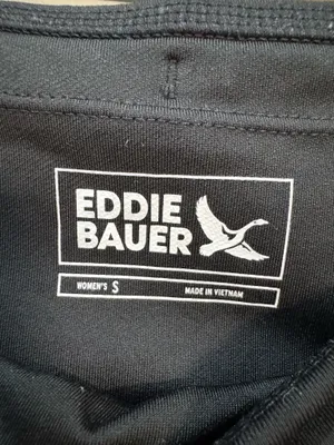 Black Eddie Bauer Stretch Casual Pants Size S EUC thumbnail 5