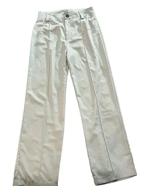 SHEIN Women's Size 4 Seafoam Green Straight Leg Pleated‎ Trousers thumbnail 1