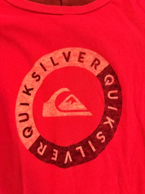 Red Quiksilver Graphic Tee thumbnail 3