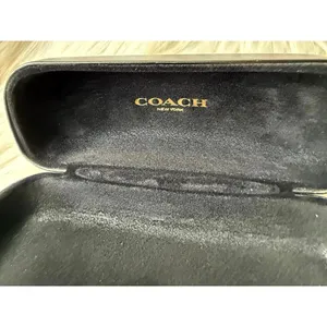 Coach Black Hard Eyeglasses Case thumbnail 3