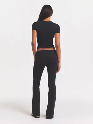 NWT Skims Cotton Jersey Fold over Pants in soot size XL thumbnail 5