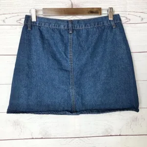 Falmer‎ Heritage Button Down Denim Skirt XL thumbnail 2