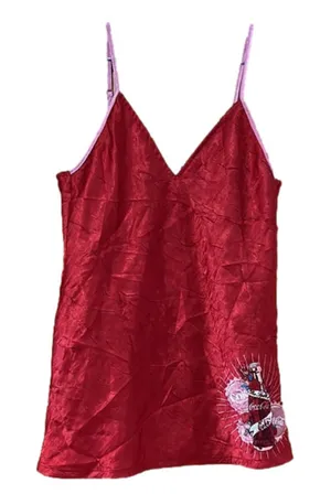 Coca Cola Red Cami Womens Medium Camisole Pajama Top thumbnail 1
