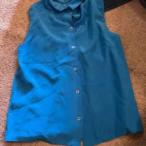 Equipment‎ xs blue silk blouse thumbnail 7