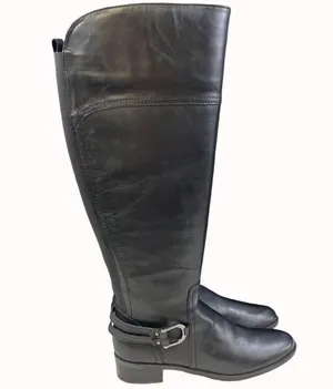 Audrey Brooke Women's Black Shoes/Knee High Boots Sz 8.5M SKU 5165 thumbnail 3