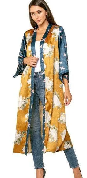 Love Token Chance Floral Kimono Size Small $130 thumbnail 1