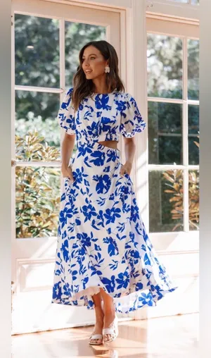 Petal & Pup Midi Dress Satin thumbnail 4