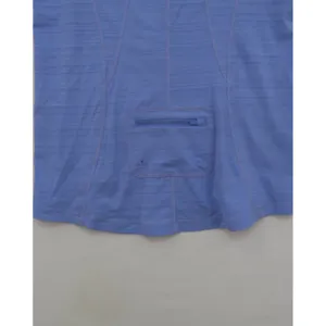 Athleta Womens Blue Space Dye Quarter Zip Cycling Jersey Short Sleeve Small thumbnail 6