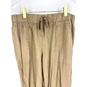 Universal Thread Womens XXL Khaki Lyocell Jogger‎ Pants Elastic Waist thumbnail 2