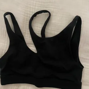 Alo Black Asymmetrical Yoga Sports Bra One-Shoulder thumbnail 2