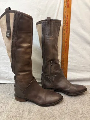 Sam Edelman Patrice Two-Tone riding boot thumbnail 1
