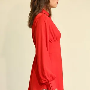 33.‎ Scarlet Red Corset Top thumbnail 3