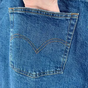 Levi's Women's Ribcage Straight Ankle Jeans Blue Denim Medium Wash‎ Size 18W thumbnail 9