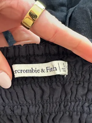 Abercrombie & Fitch Black V-neck Skort Dress thumbnail 6