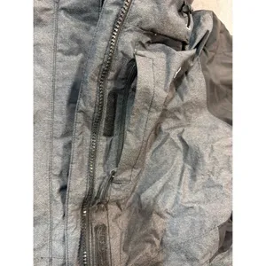 The North Face HyVent Jacket Womens Grey Black Hooded Waterproof Coat M thumbnail 12