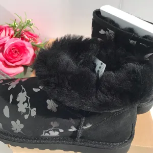 UGG Classic Mini Floral Foil Boots thumbnail 7