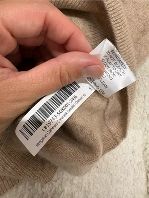 Quince Mongolian Cashmere Crewneck Sweater - Oatmeal thumbnail 8