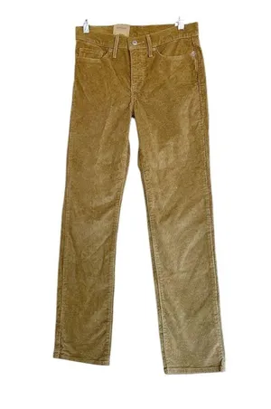 NWT Levi's Women's 314 Shaping Straight Brown Corduroy Jeans 28X30 thumbnail 3