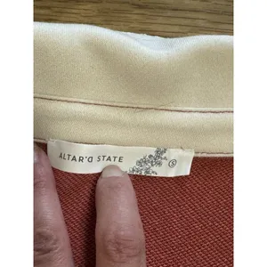 Altar’d State Size‎ Small V Neck Sweater Nautical Long Sleeve Preppy Modern City thumbnail 3
