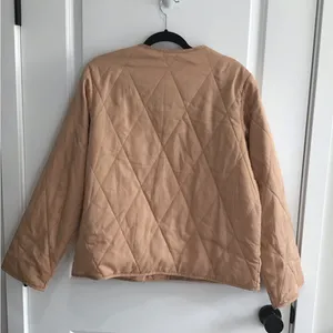Rhythm‎ Light Brown Quilted Utility Jacket Tan Size L thumbnail 3