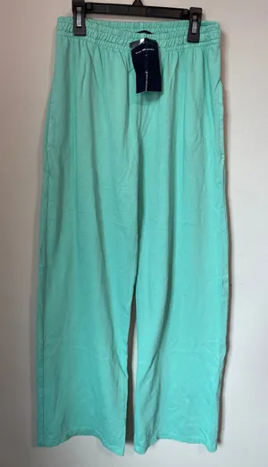 Brandy Melville Green Wide Leg Sweatpants One Size NWT thumbnail 1