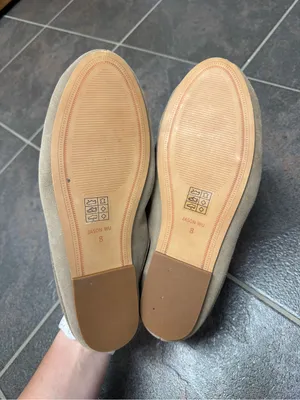 Jason Wu Meeky Suede Leather Backless Slip On Mules Slides Womens Shoes Tan 8 thumbnail 6