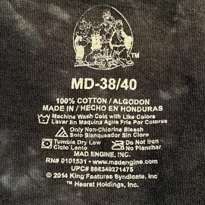 MAD ENGINE Popeye Live to Ride Ride to Live Graphic T-shirt Size Medium thumbnail 14