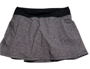 Lululemon Pace Rival Skirt Women's Size 6 Tall Heathered Gray Skort Tennis thumbnail 1
