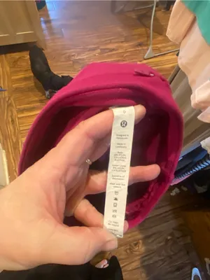 Lululemon Pink-Magenta leggings with Logo thumbnail 2