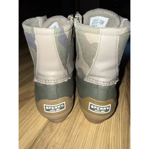 Sperry Syren Gulf Camo Driftwood Women's 8.5‎ Top-Sider Duck Boots green Tan thumbnail 4